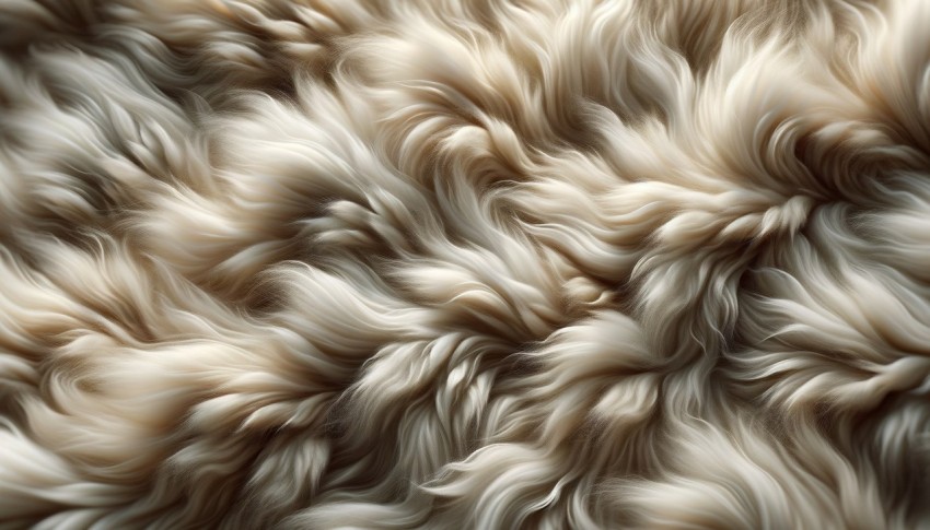 Texture of faux fur