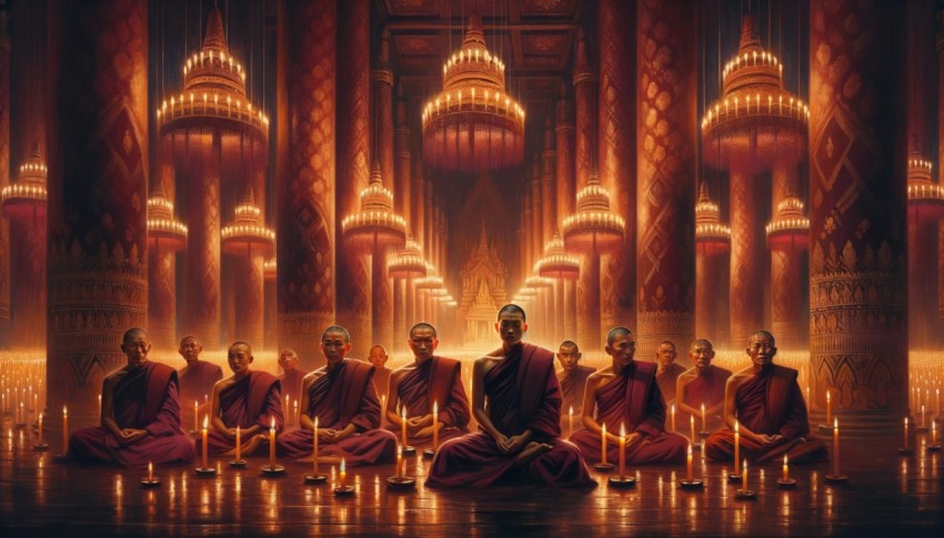 The connection between Thailand and China through Buddhism.