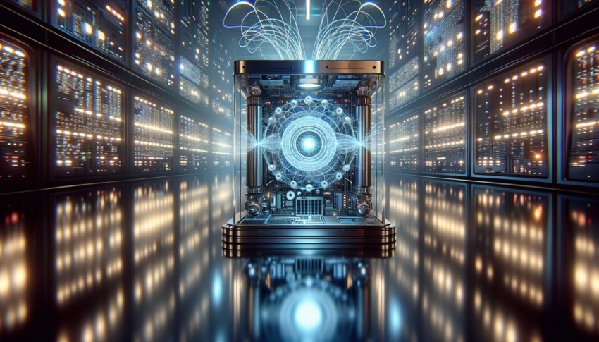 The structure of Quantum Computing, a new technology.