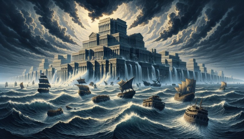 The Fall of the Ancient Atlantis Empire