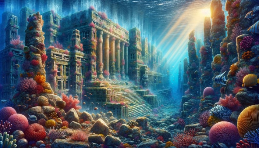 Undersea Atlantis and exploration of the underground world