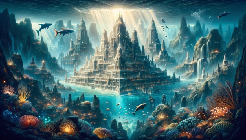 Undersea Atlantis and exploration of the underground world