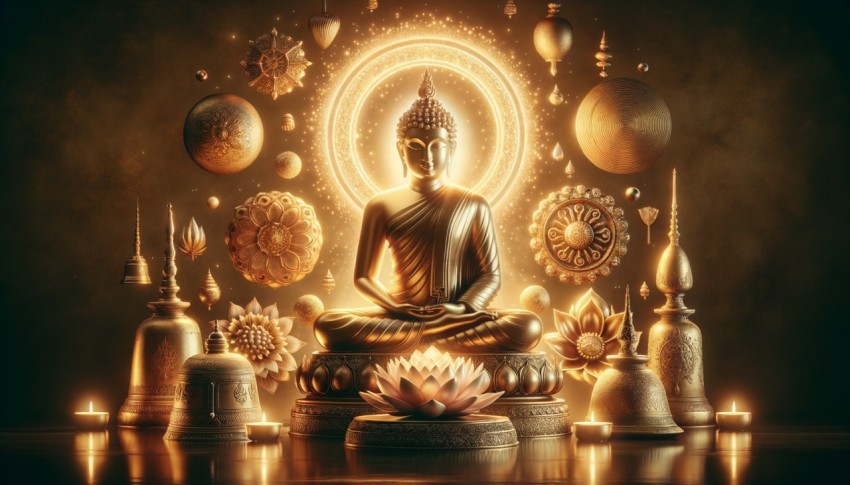 Symbolic images of Buddhism