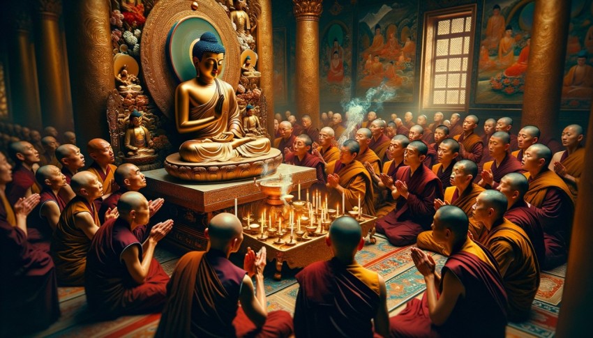 Religious ceremonies are what make Buddhism known.