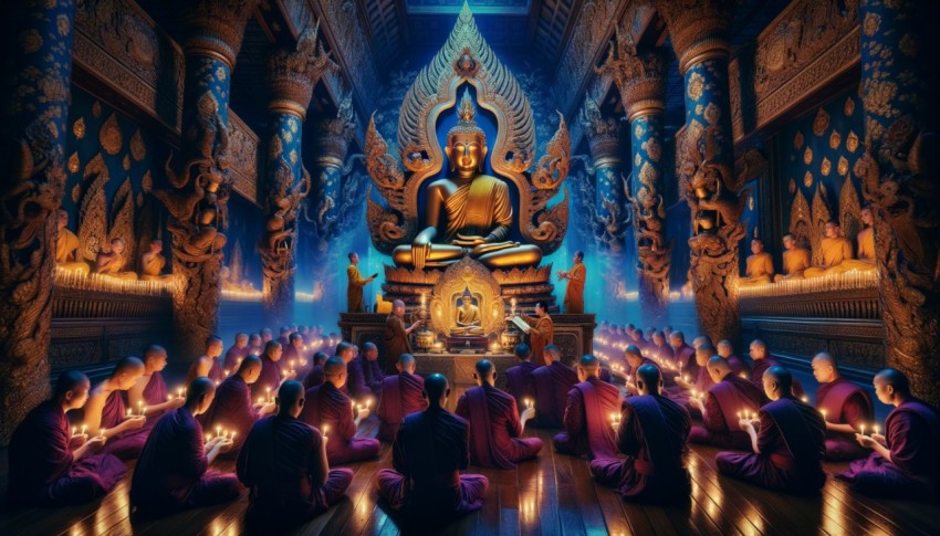 Religious ceremonies are what make Buddhism known.