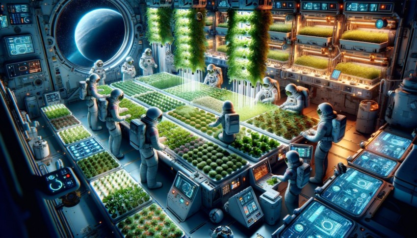 Agriculture in space.