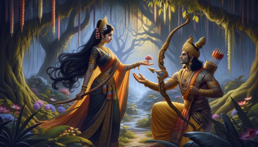 the wife of Narayana, is an evil to humans.