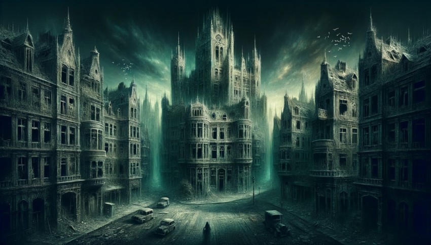 A city that is cursed or haunted, a city that may have mysteries or supernatural phenomena.