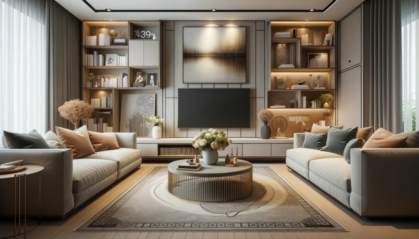 Decorating design and managing space within the building to make it suitable for use and beautiful.