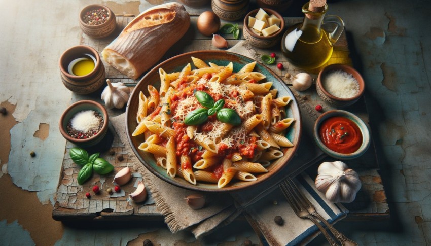 The pasta served in macaroni form is so delicious that you won't be able to stop eating it.