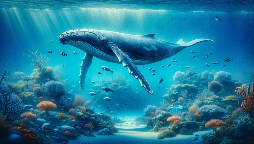 Animals such as dolphins and whales like to come onto land to breathe.