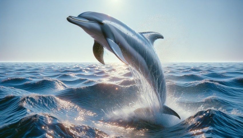 Animals such as dolphins and whales like to come onto land to breathe.