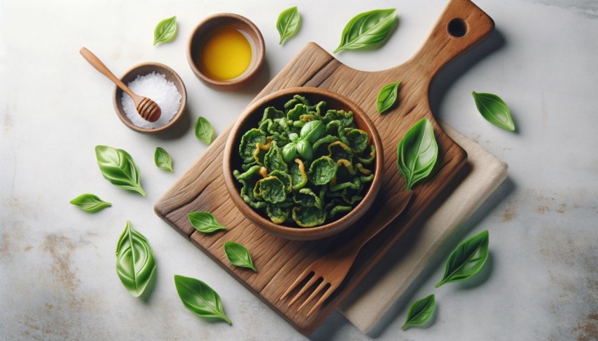 Stir-fried basil is a popular dish that has a spicy flavor and aromatic scent, often made with various meats.