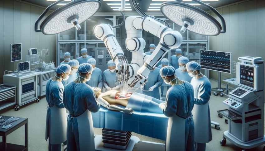 Robot-assisted surgery reduces recovery time.