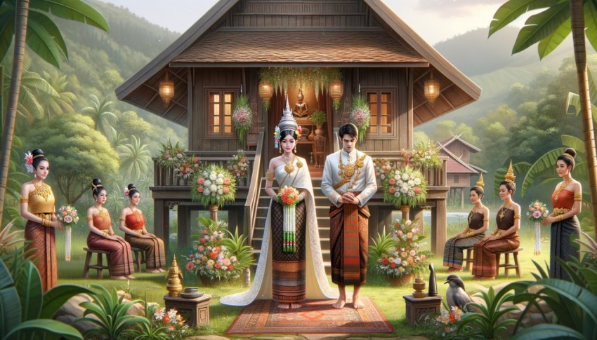 Thai wedding traditions still reflect respect for family and the beginning of a committed and tender life as a couple.