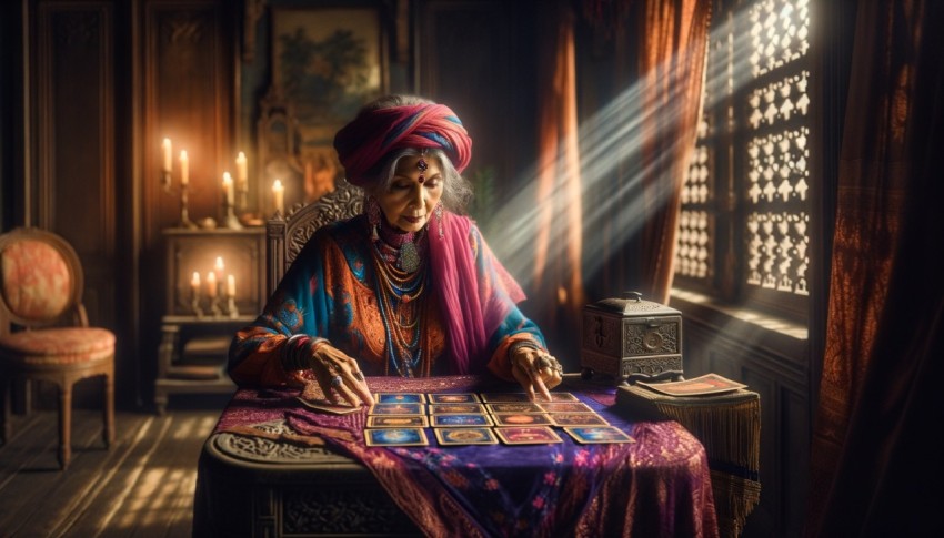 Fortune tellers who can predict human destiny through tarot cards.