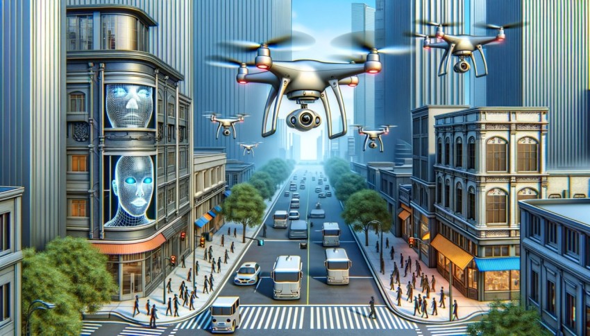 Autonomous vehicles and drones will become the primary modes of transportation in future cities.