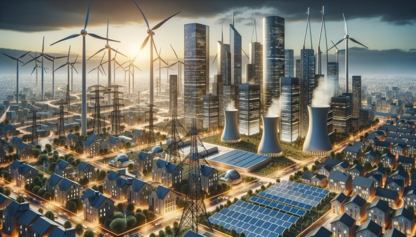 Energy-secure cities will use sustainable renewable energy sources and modern technology.