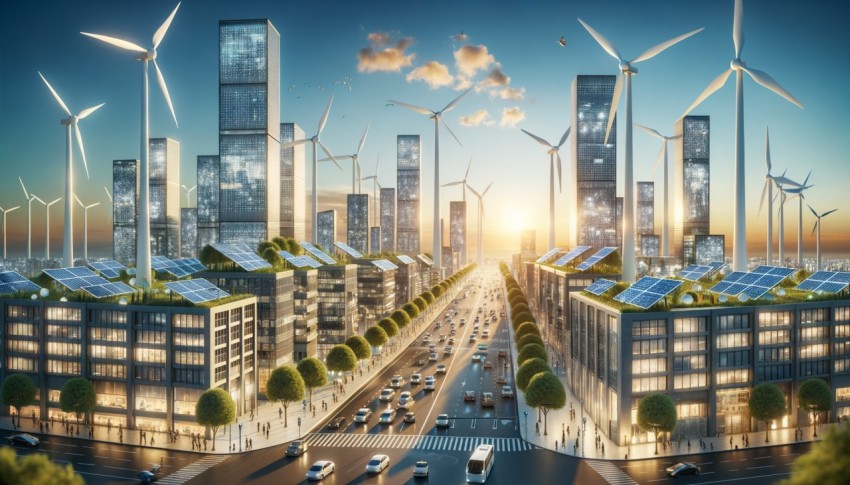 Energy-secure cities will use sustainable renewable energy sources and modern technology.