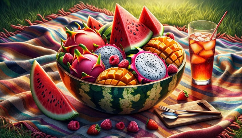 In summer, sweet and cool fruits like pineapple and watermelon are great for cooling down and energizing your body.