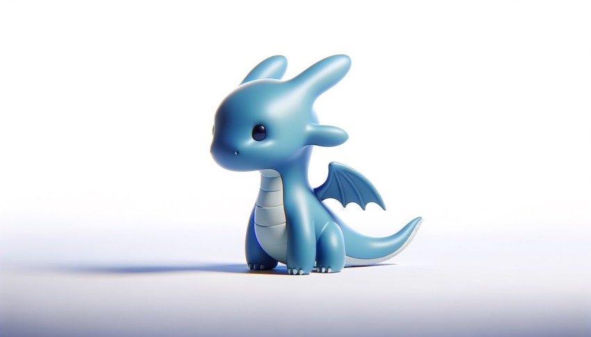 3D Model of a Dragon, Legendary Creature