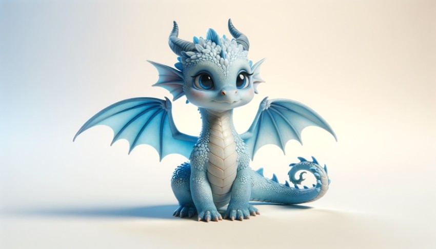 3D Model of a Dragon, Legendary Creature