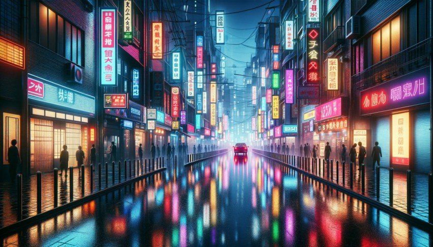 The city is filled with bright neon lights, but amidst the bright lights lies a brutal reality.