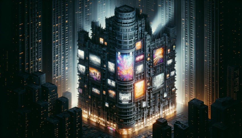 The city is filled with bright neon lights, but amidst the bright lights lies a brutal reality.